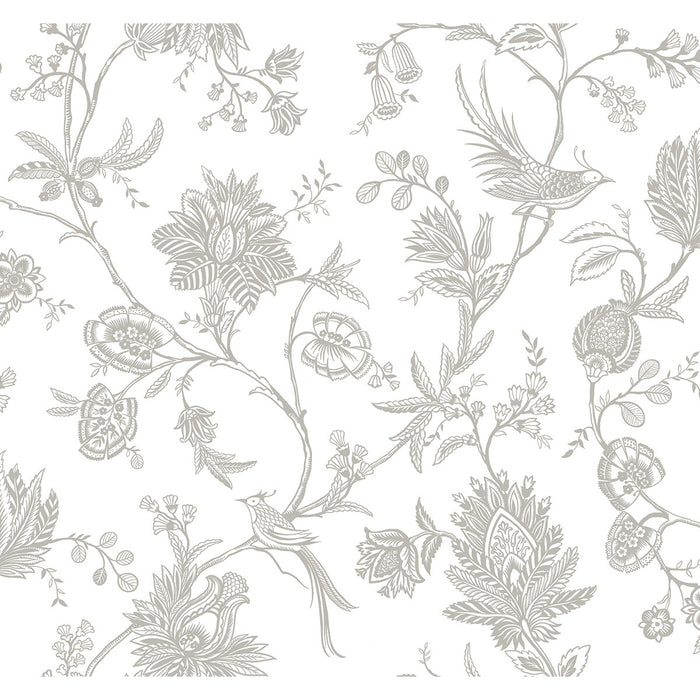 Winfield Thybony Maloney Dove Gray Wallpaper WTK20508.WT.0