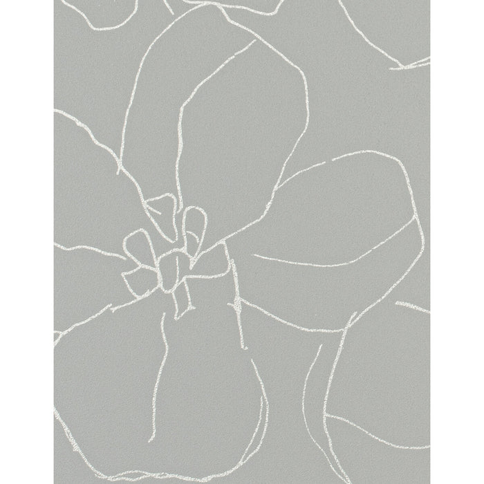 Winfield Thybony Garden Soft Gray Wallpaper WTN1003.WT.0