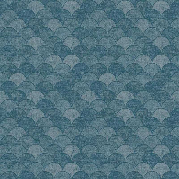 York Mermaid Scales Blue Wallpaper Y6230205