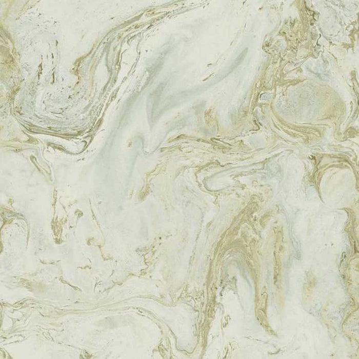 York Oil & Marble Green Whisper/Lt Gold Wallpaper Y6231205