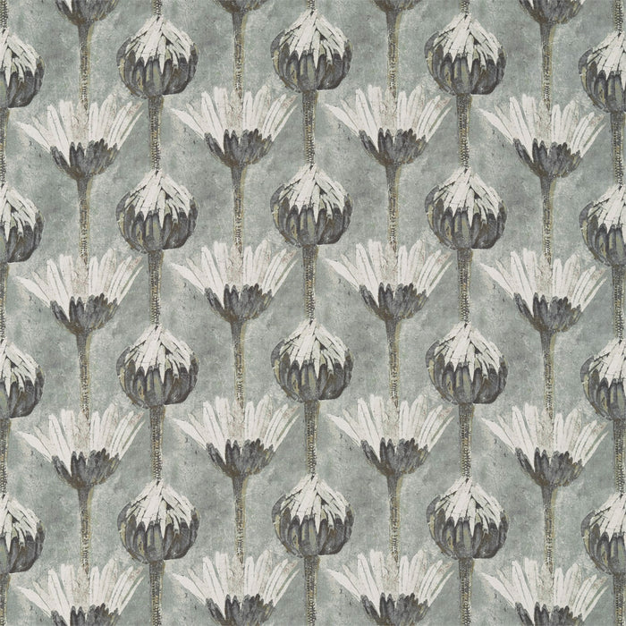 Zoffany Marketa Logwood Grey 322609 Fabric ZBOL322609