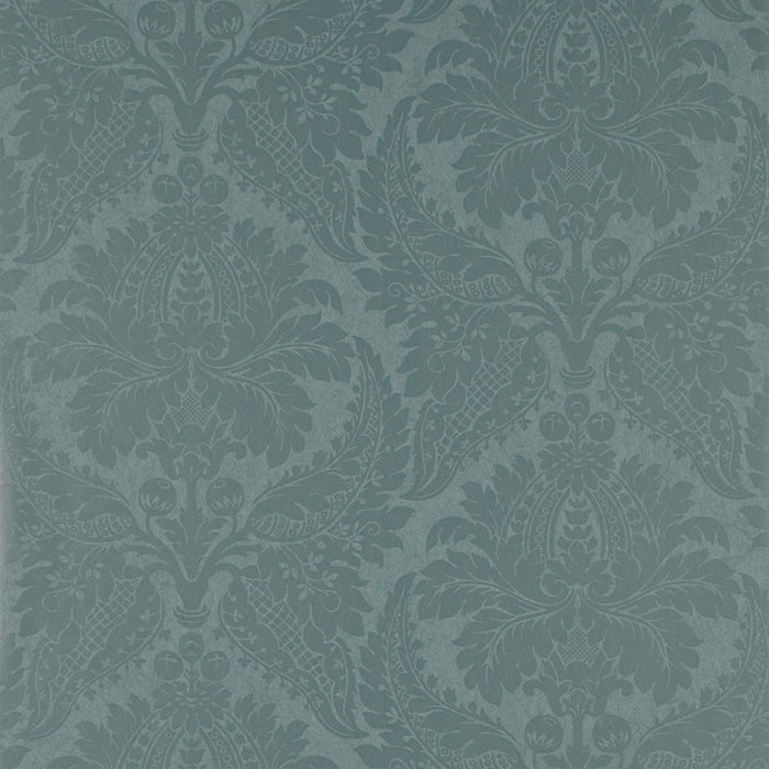 Zoffany Malmaison Damask Teal 311998 Wallpaper ZCON311998