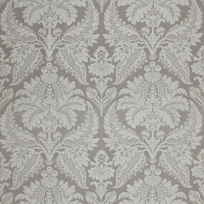 Zoffany Malmaison Damask Silver 331930 Fabric ZCON331930