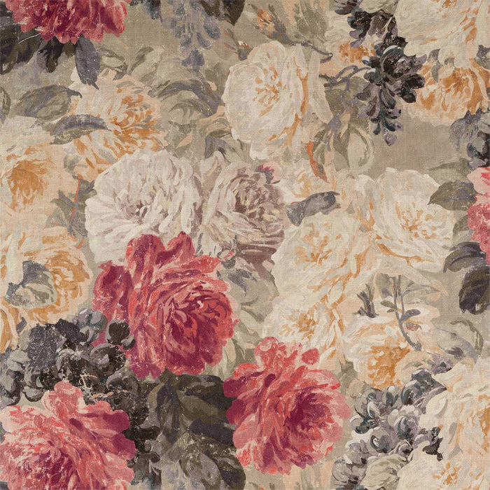 Zoffany Rose Absolute Linen Sunstone/Mercury 322652 Fabric ZDAR322652