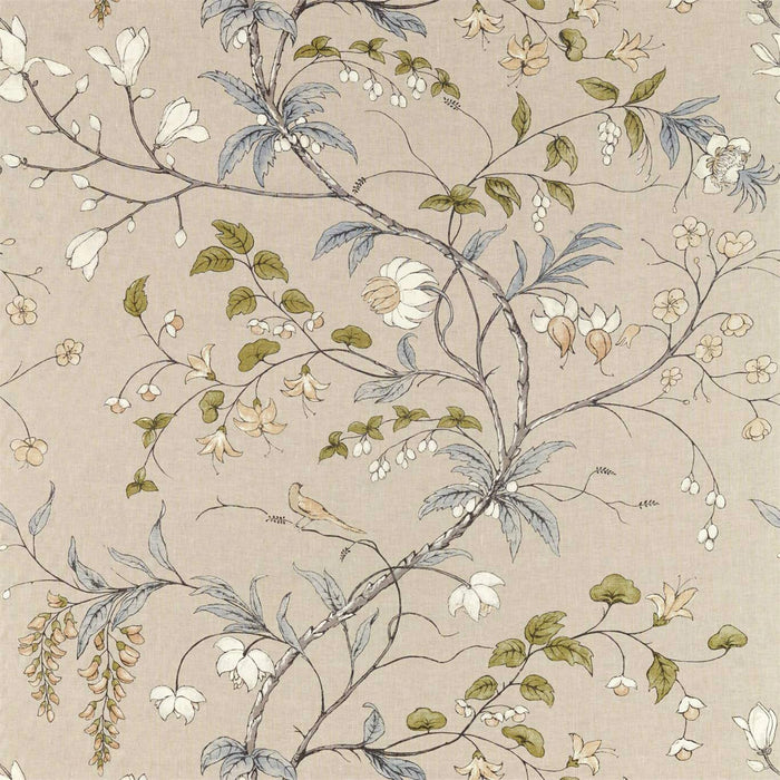 Zoffany Chambalon Trail Mercury/Platinum Grey 322655 Fabric ZDAR322655