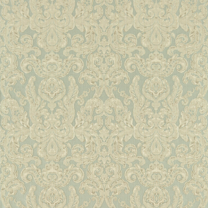 Zoffany Brocatello Light Blue 85010 Fabric ZGRD85010