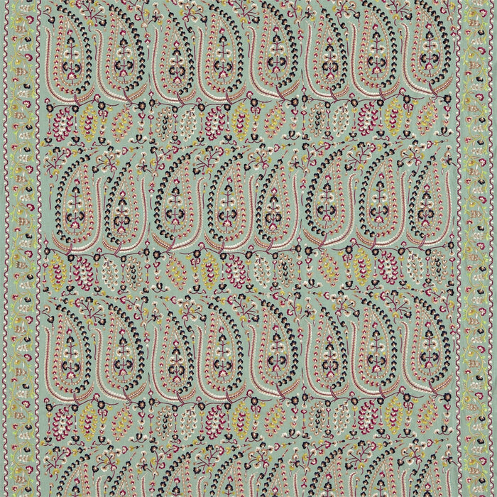 Zoffany Jayshree Celadon/Multi 331628 Fabric ZJAI331628