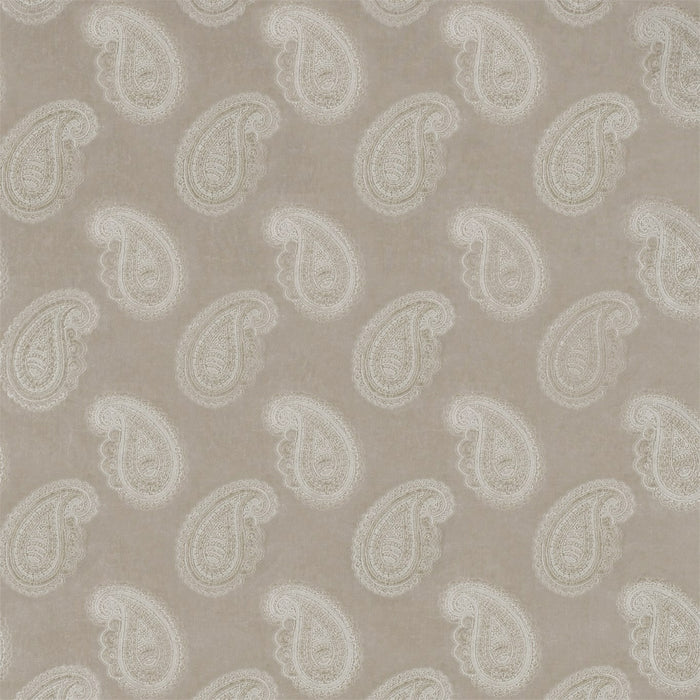 Zoffany Orissa Velvet Pale Linen 331665 Fabric ZJAI331665