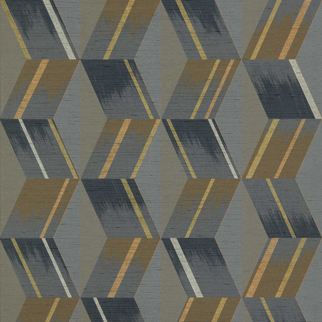 Zoffany Rhombi Anthracite 312895 Wallpaper ZRHW312895