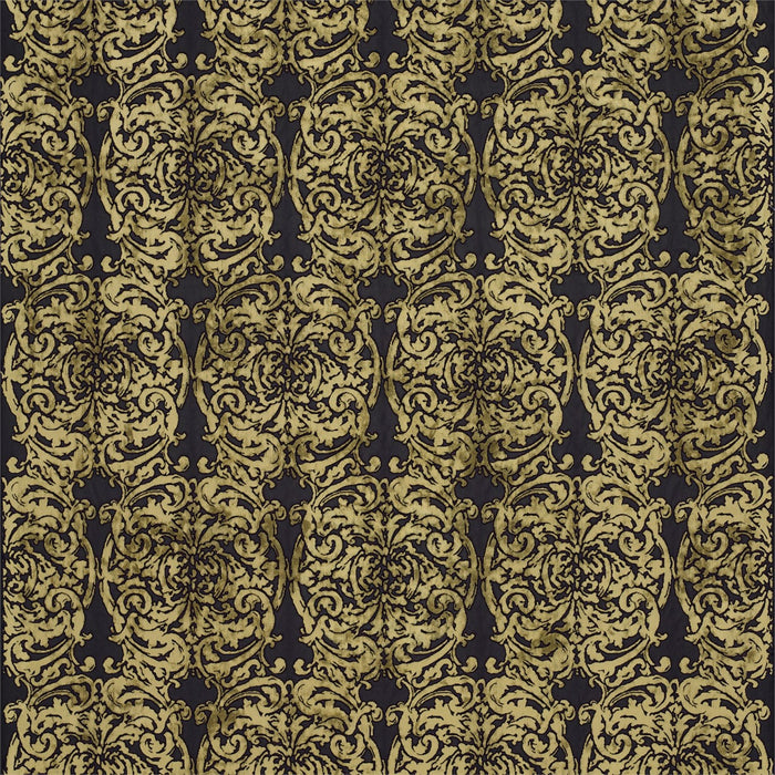 Zoffany Tespi Carbon/Old Gold 331210 Fabric ZTES331210