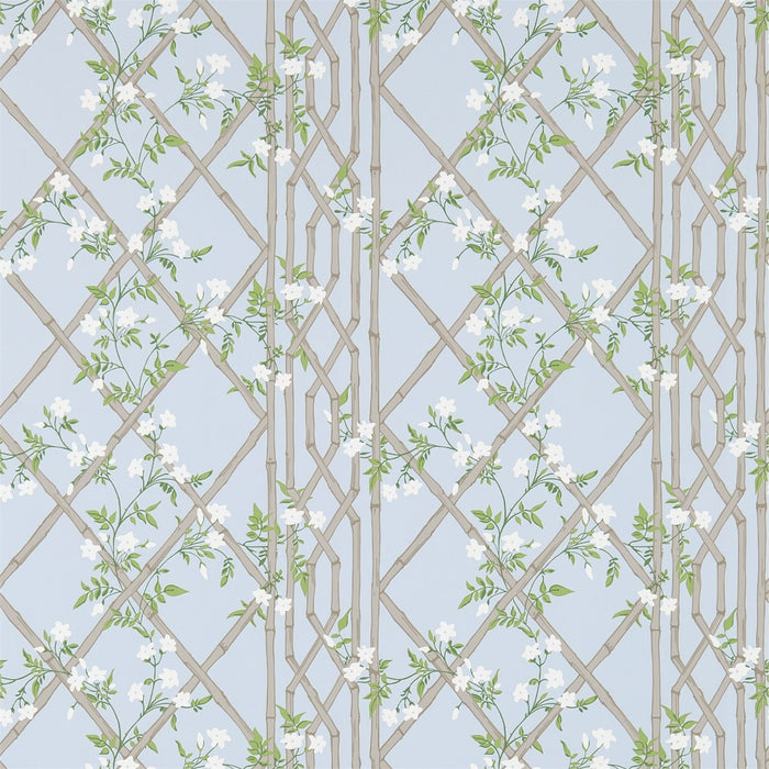 Zoffany Jasmine Lattice Sky 311332 Wallpaper ZWOO311332