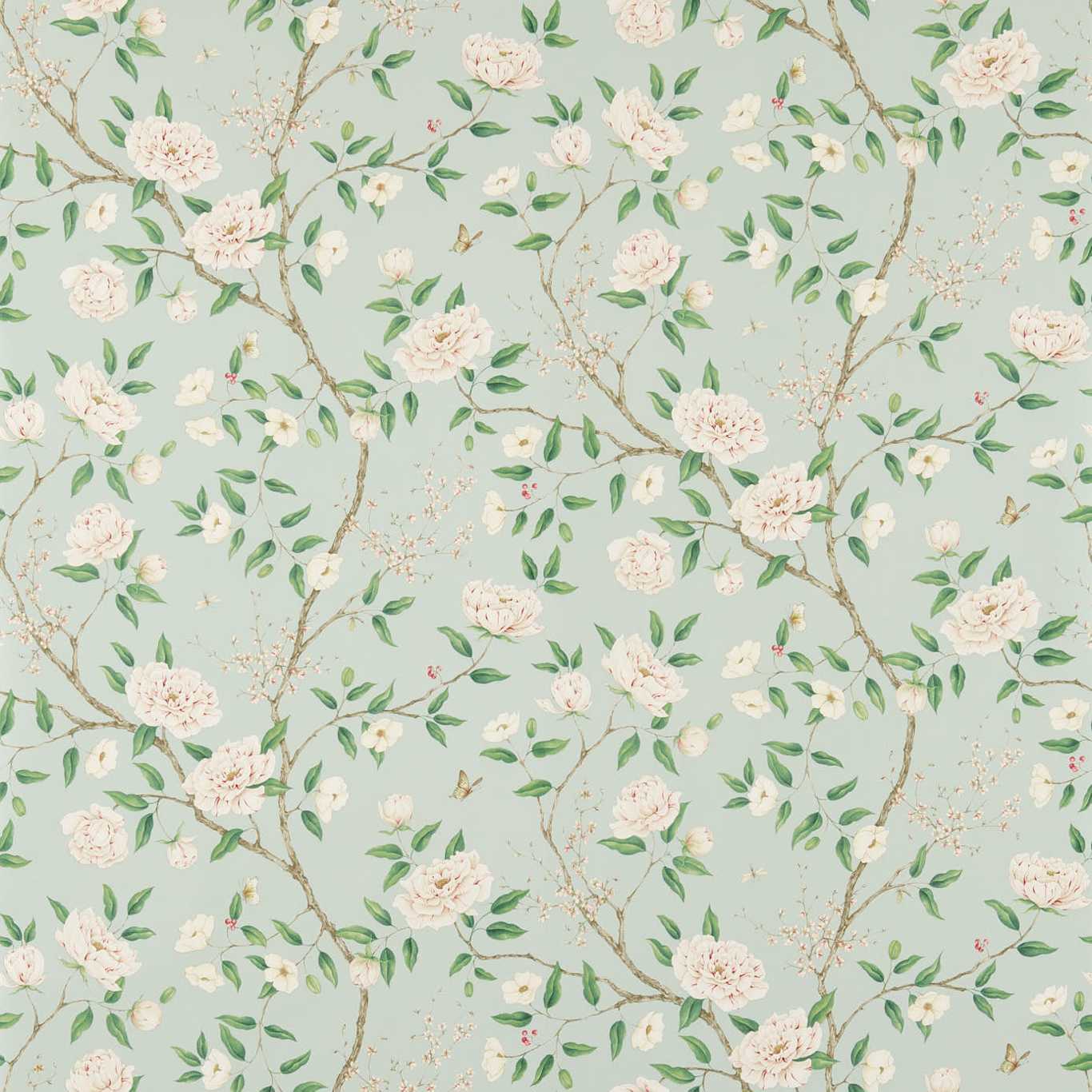 Zoffany Romey's Garden Sea Green 311336 Wallpaper ZWOO311336