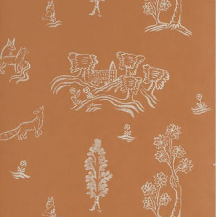 Andrew Martin Wychwood Melon Orange Wallpaper AMW10057.12.0