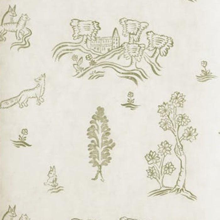 Andrew Martin Wychwood Basil Green Wallpaper AMW10057.3.0