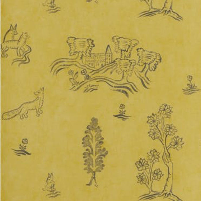 Andrew Martin Wychwood Provencal Yellow Wallpaper AMW10057.40.0