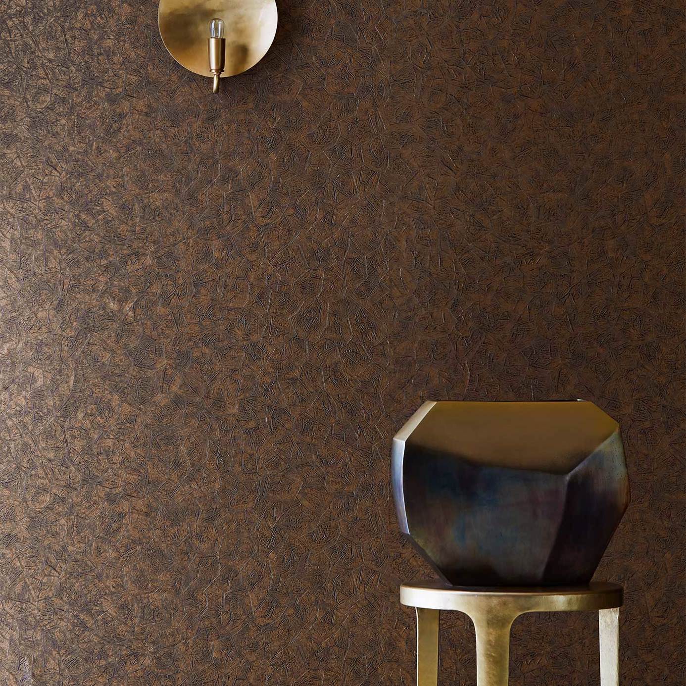 Harlequin Kimberlite Gold Oxide 112568 Wallpaper EANW112568