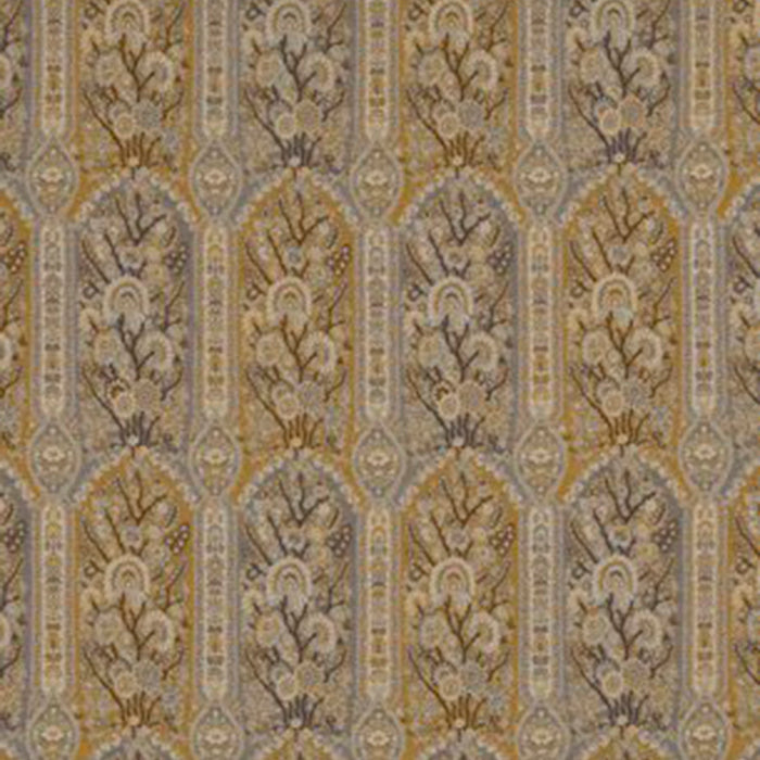 GP & J Baker Winton Grey/Mustard Fabric BF10594.1.0