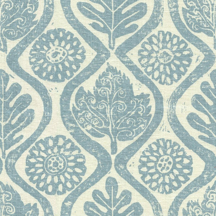 Lee Jofa Oakleaves Blue Fabric BFC-3514.5.0