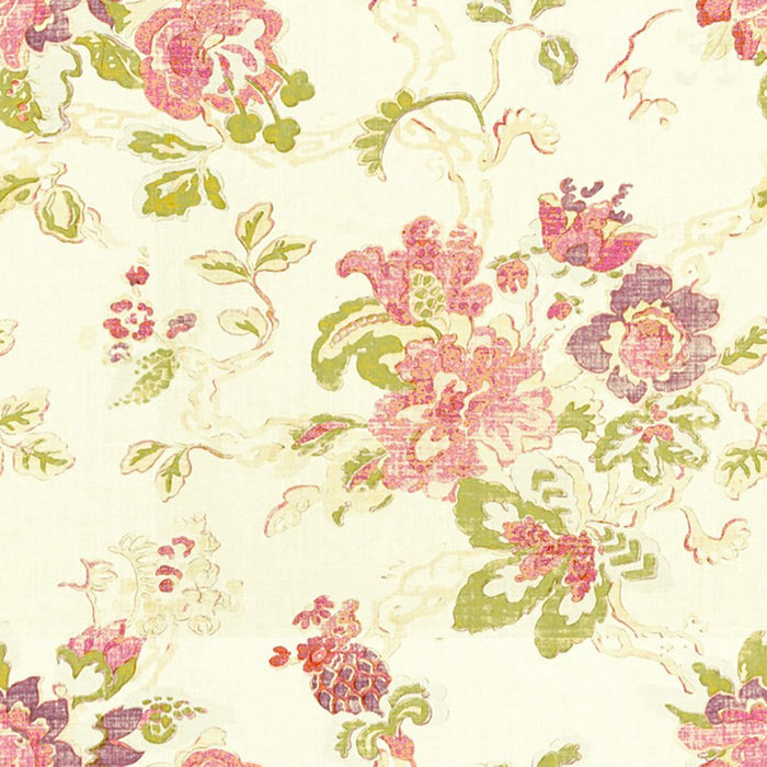 Lee Jofa Parnham Plum/Moss/Aqua Fabric BFC-3520.910.0