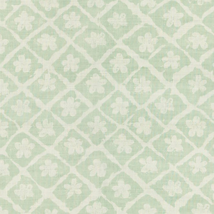 Lee Jofa Pomeroy Aqua/Oyster Fabric BFC-3521.13.0