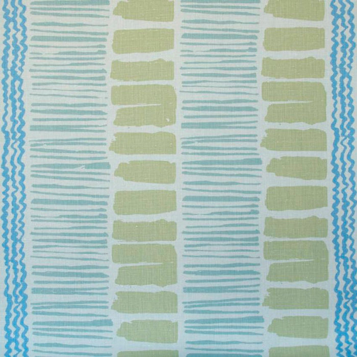 Lee Jofa Saltaire Light Green/Aqua/Cornflower Fabric BFC-3624.315.0