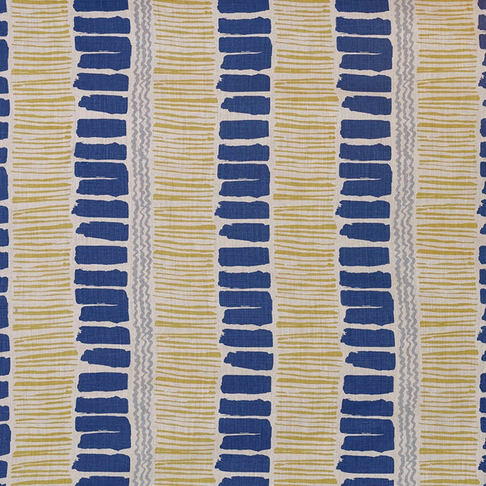 Lee Jofa Saltaire Indigo/Yellow/Aqua Fabric BFC-3624.450.0