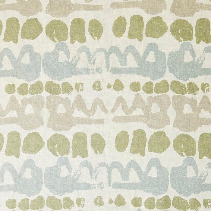 Lee Jofa Altamira Green/Stone Fabric BFC-3649.1130.0