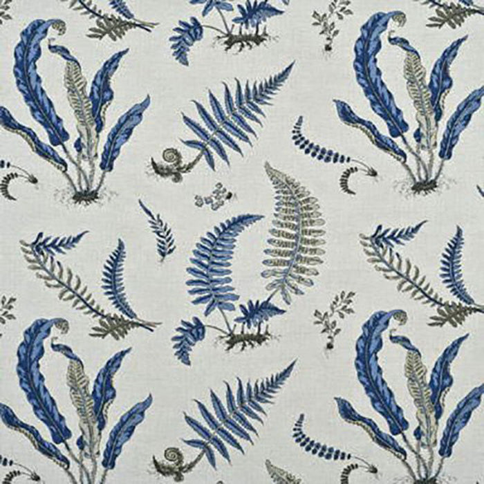 GP & J Baker Ferns Indigo/Linen Fabric BP10382.1.0