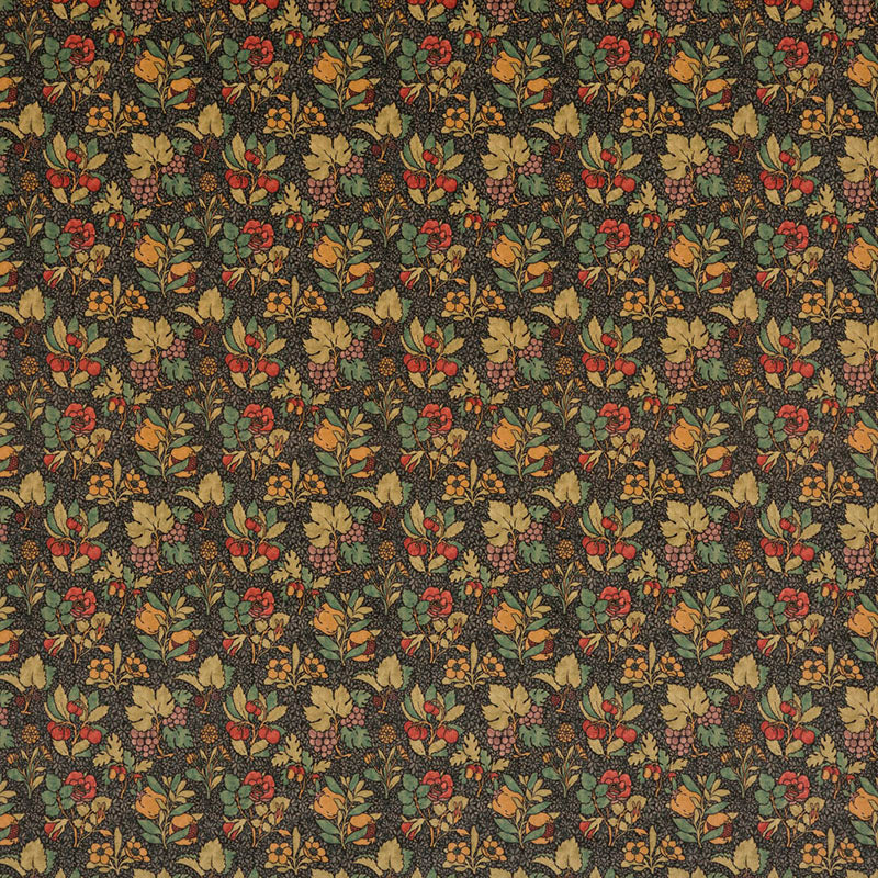 GP & J Baker Meadow Fruit Velvet Cinder/Multi Fabric BP10624.1.0