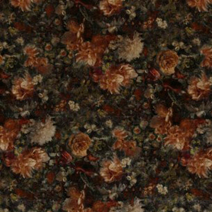 GP & J Baker Royal Garden Velvet Amber/Jade Fabric BP10642.4.0