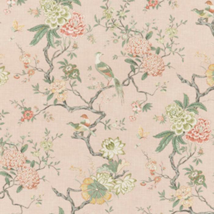 GP & J Baker Oriental Bird Signature Blush Fabric BP10771.1.0