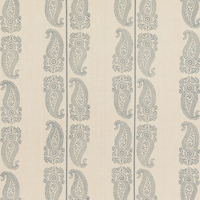 GP & J Baker Cromer Paisley Indigo Fabric BP10796.2.0