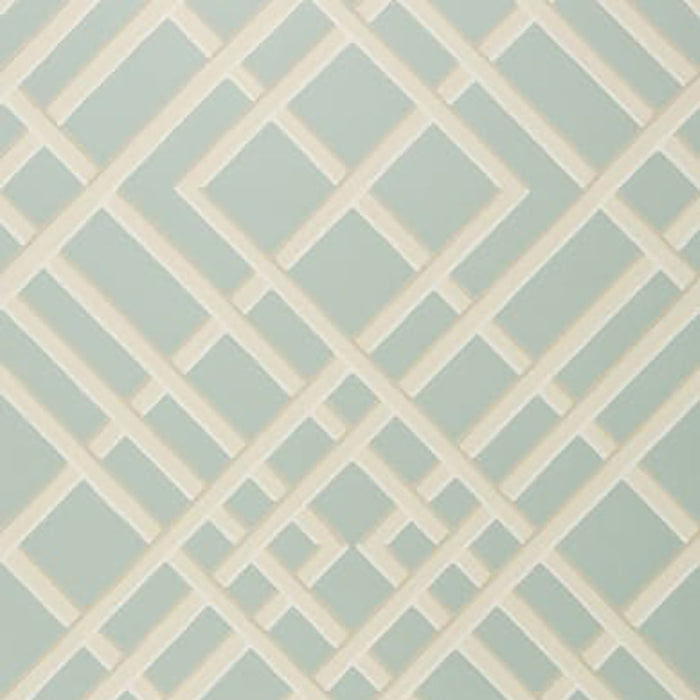 Brunschwig & Fils Treillage Sidewall Glacier Wallpaper BR-60100.15.0