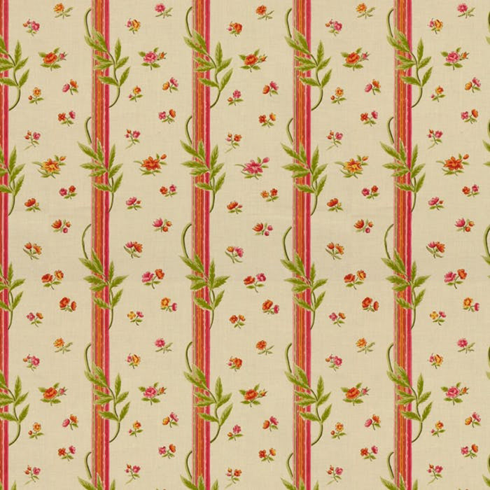 Brunschwig & Fils Les Pampres Rose/Mandarin Fabric BR-700000.121.0