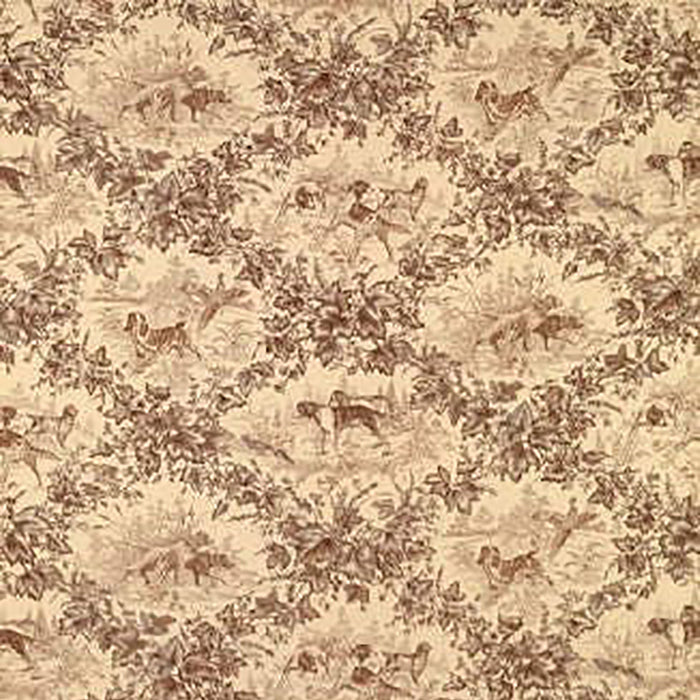 Brunschwig & Fils On Point Cotton Print Tobacco Fabric BR-70416.881.0