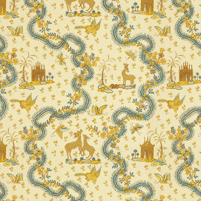 Brunschwig & Fils Pondichery Ambre Fabric BR-71621.03.0