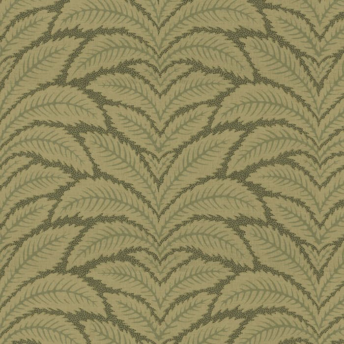 Brunschwig & Fils Talavera Silk Warp Print Green Fabric BR-79010.04.0