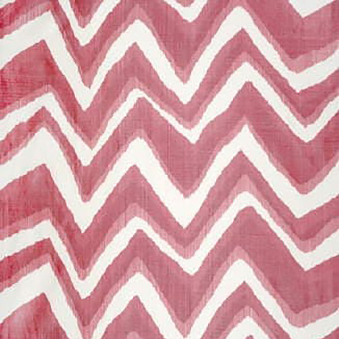 Brunschwig & Fils Chevron Bar Silk Warp Print Berry Fabric BR-79785.140.0