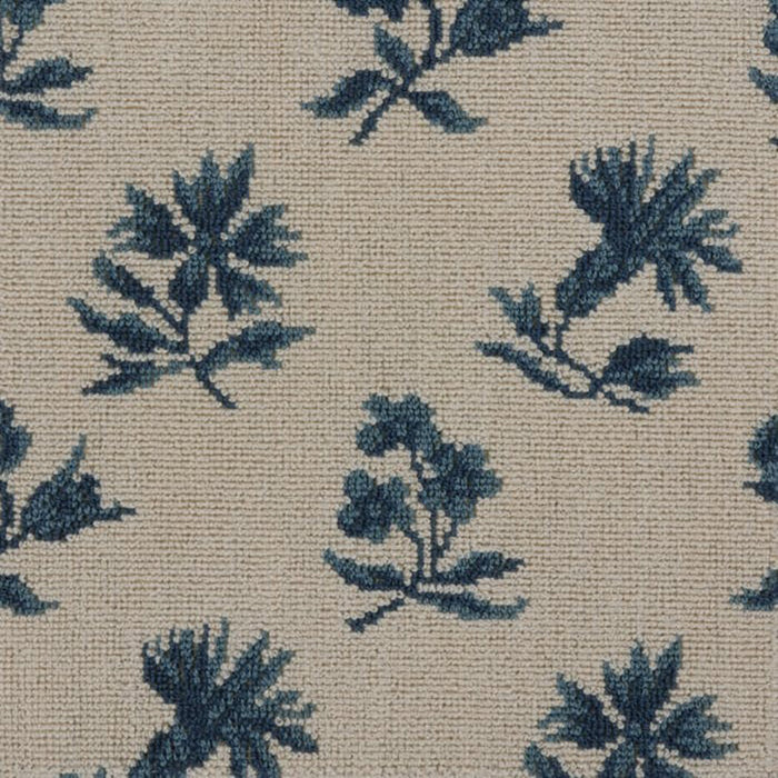 Brunschwig & Fils Florian Grospoint Blue Fabric BR-82224.222.0