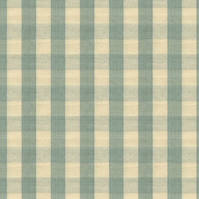 Brunschwig & Fils Carsten Check Pale Blue And Cream Fabric BR-89149.M20.0