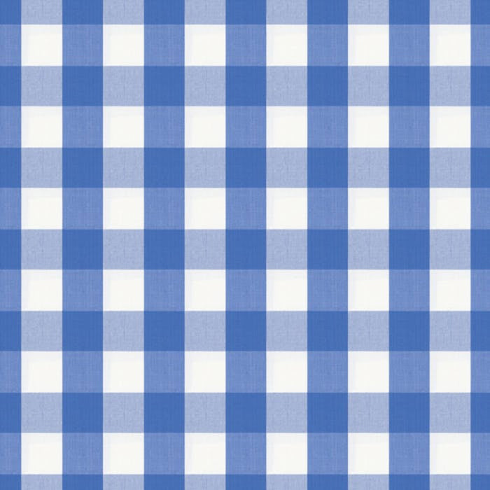 Brunschwig & Fils Exchequer Cotton Check Cornflower Fabric BR-89725.235.0