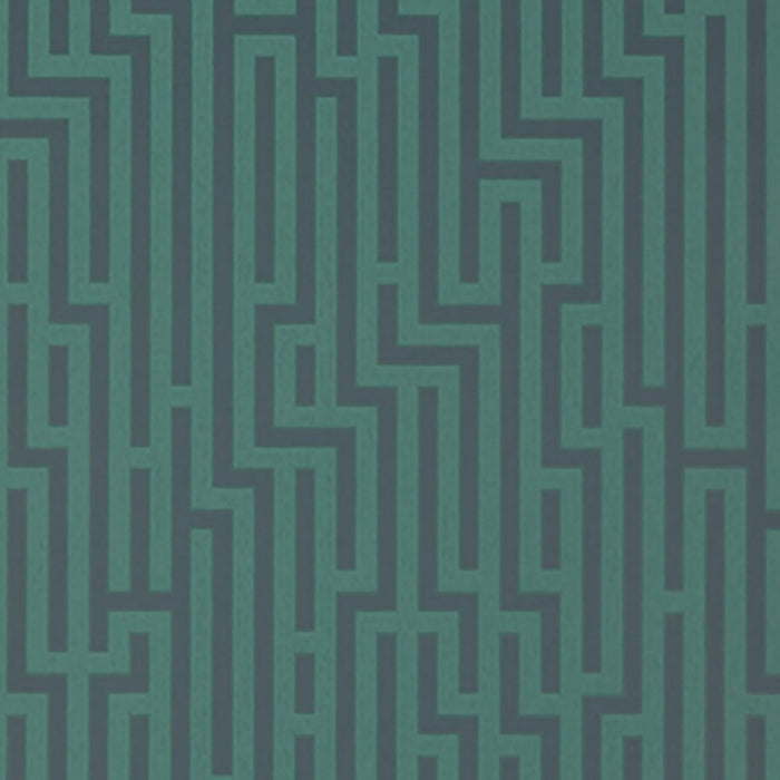 GP & J Baker Fretwork Indigo/Teal Wallpaper BW45007.9.0