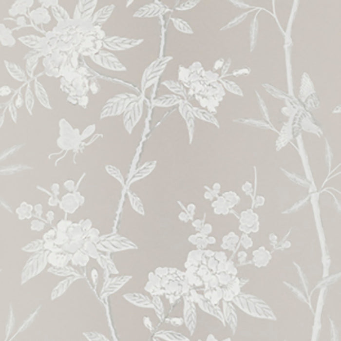 GP & J Baker Peony & Blossom Soft Grey Wallpaper BW45066.7.0