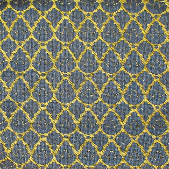 Scalamandre Rondo Fr Oro Bluette Fabric CL 002726714A