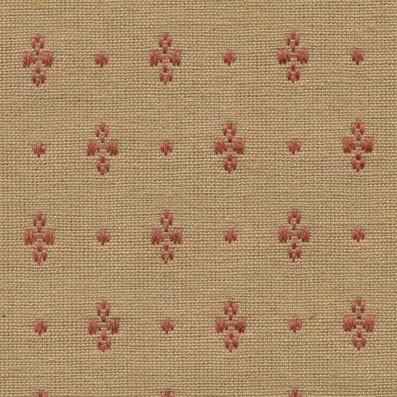 Marvic Textiles Clover Ochre Fabric 616-2