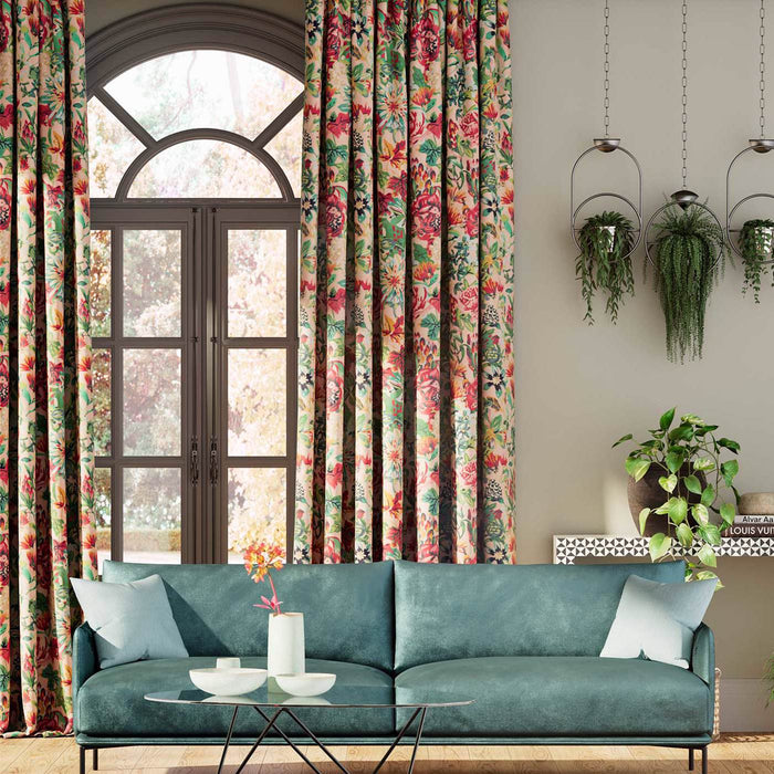 Harlequin Perennials (Gaia) Positano/Tree Canopy/Tulip 121014 Fabric HTEF121014