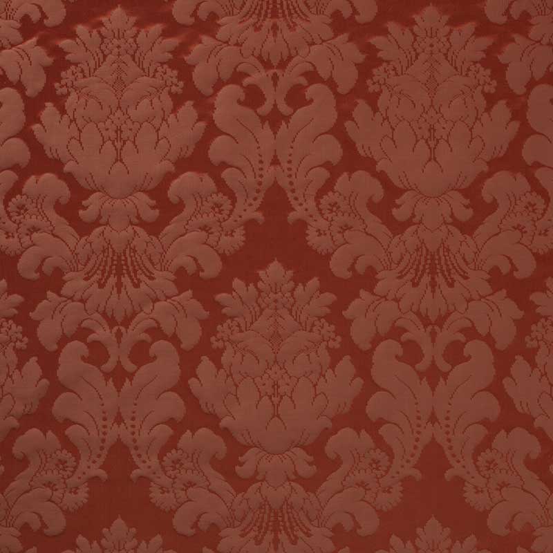 Marvic Textiles Damask Rosario Burgundy Fabric 5021-6