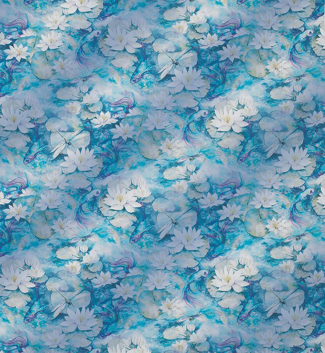 Matthew Williamson Water Lily Sheer 01 Fabric F7130-01