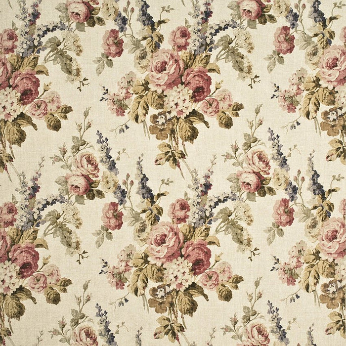 Mulberry Home Vintage Floral Antique/Rose Fabric FD264.J143.0