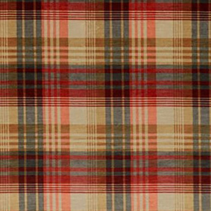 Mulberry Home Velvet Ancient Tartan Spice Fabric FD274.T30.0